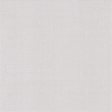Natural Woven Linen Grey Wallpaper