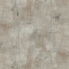 Brown Unfinished Cement Wallpaper