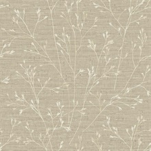 Withington Tree Branch Taupe Wallpaper